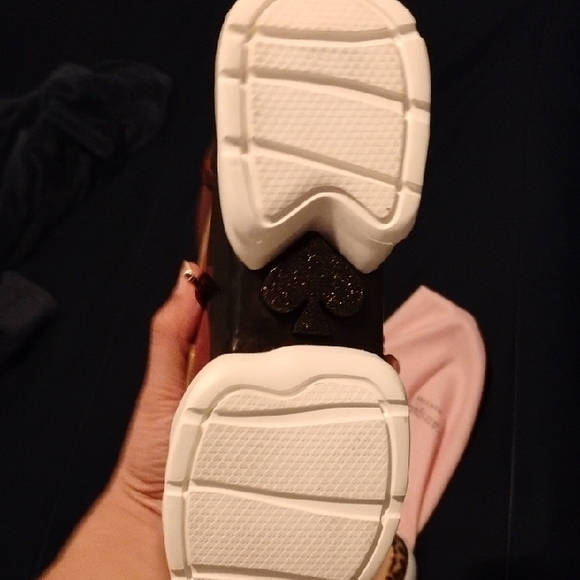 Kate Spade Cloud Sneakers. Cherrywood Kate Spade Light Pink Drawstring Pouch - Picture 7 of 8